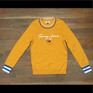 Tommy Jeans Yellow Sweater